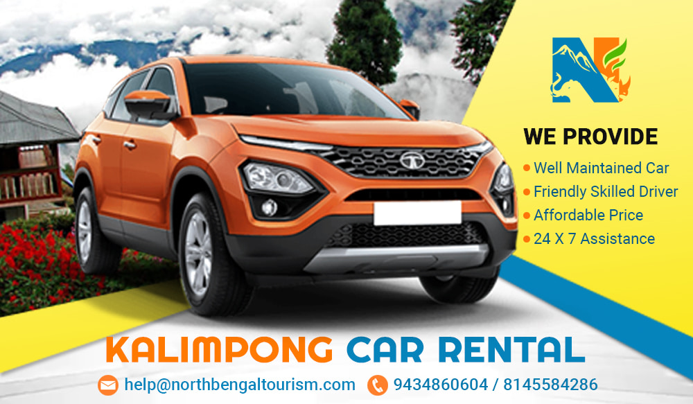 Rent a Car for Kalimpong, Lava, Lolegaon or Rishop